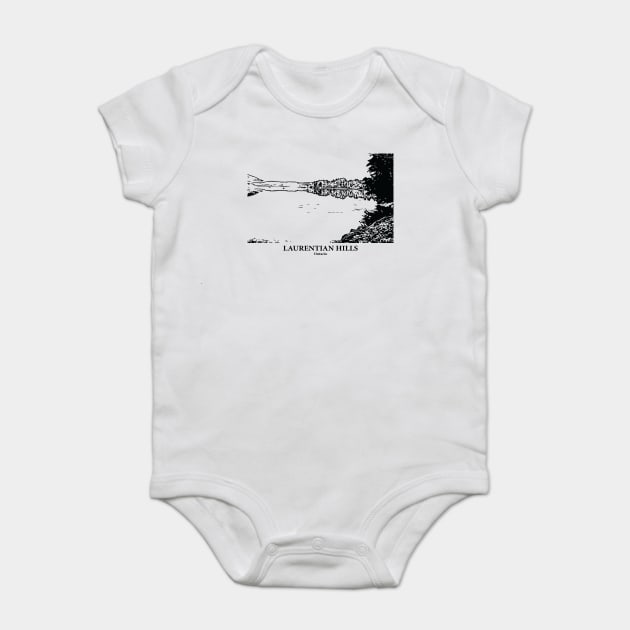 Laurentian Hills - Ontario Baby Bodysuit by Lakeric